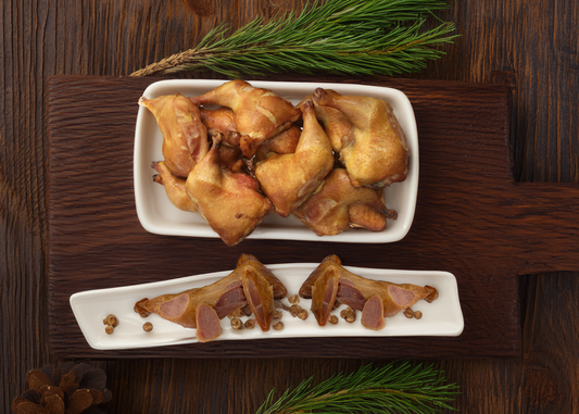 Smocked Chicken Leg Quarters